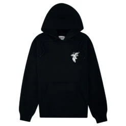 Felpa Doomsday Embroidered No More Space Hoodie Black