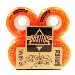 Ruote Duster California Gliders Orange 70MM -Negozio Di Pattini duster california gliders orange 70 mm 3