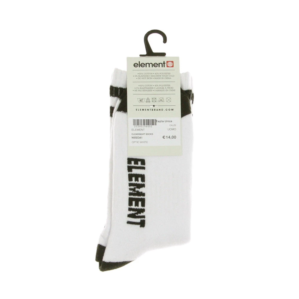 Calze Element Socks Clearsight Flint Optic White 4 Calze Element Socks Clearsight Flint Optic White - immagine 4