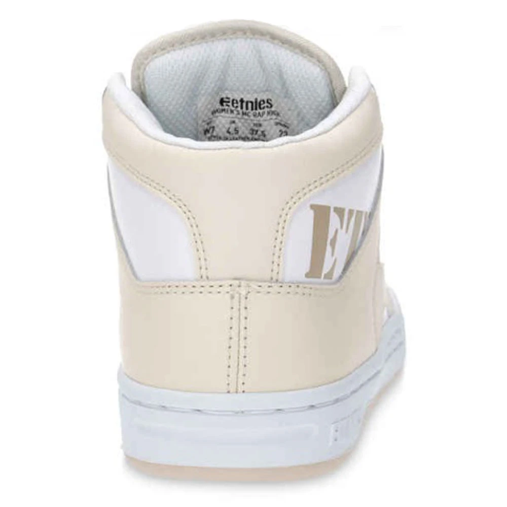 Scarpe Etnies Mc Rap High Womens Tan White 3 Scarpe Etnies Mc Rap High Womens Tan White - immagine 3