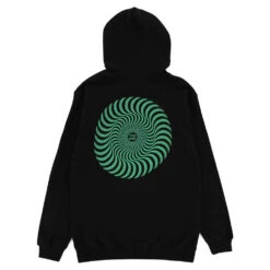 Felpa Spitfire Classic Swirl Glow Black