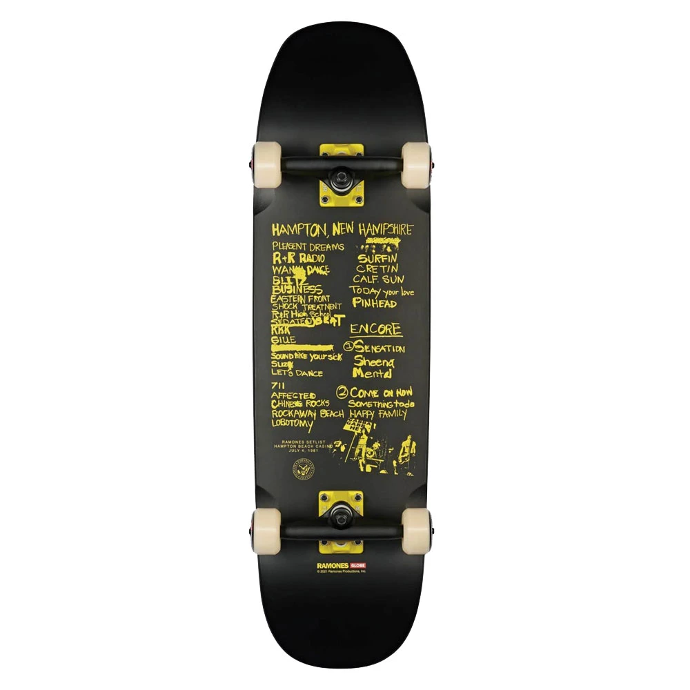 Skateboard Completo Globe Ramones Hammer 8.625'' 1 Skateboard Completo Globe Ramones Hammer 8.625''