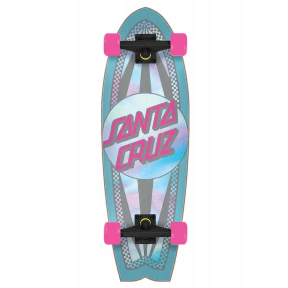 Cruiser Santa Cruz Skateboard Prismatic Dot Shark 27.7'' 1 Cruiser Santa Cruz Skateboard Prismatic Dot Shark 27.7''