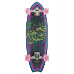 Surf Skate Santa Cruz Glow Dot Shark Carver CX 31.52''