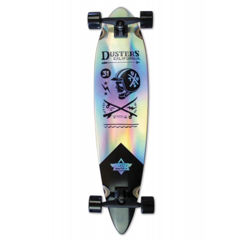Longboard Dusters California Moto Cosmic Holographic Pin Tail 37'' 1 Longboard Dusters California Moto Cosmic Holographic Pin Tail 37''