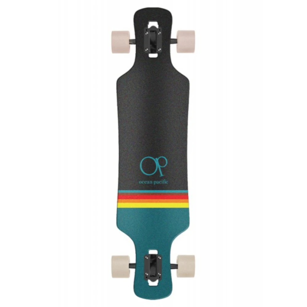 Longboard Completo Ocean Pacific Swell Off White Teal 36'' 2 Longboard Completo Ocean Pacific Swell Off White Teal 36'' - immagine 2