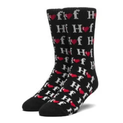 Calze Huf Love Sock Black