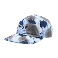 Cappellino Huf Spot Dyed 6 Panel Hat White