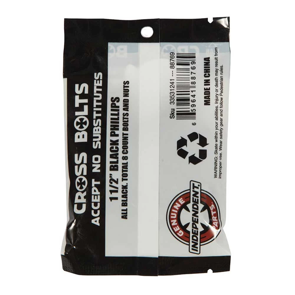 Independent Genuine Parts Phillips Hardware In Black 1.50'' 2 Independent Genuine Parts Phillips Hardware In Black 1.50'' - immagine 2