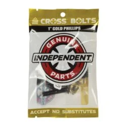 Independent Genuine Parts Phillips Hardware In Black Gold 1''