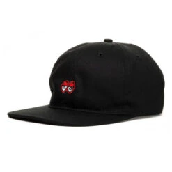 Cappellino Krooked Eyes Emb Strapback Hat Black