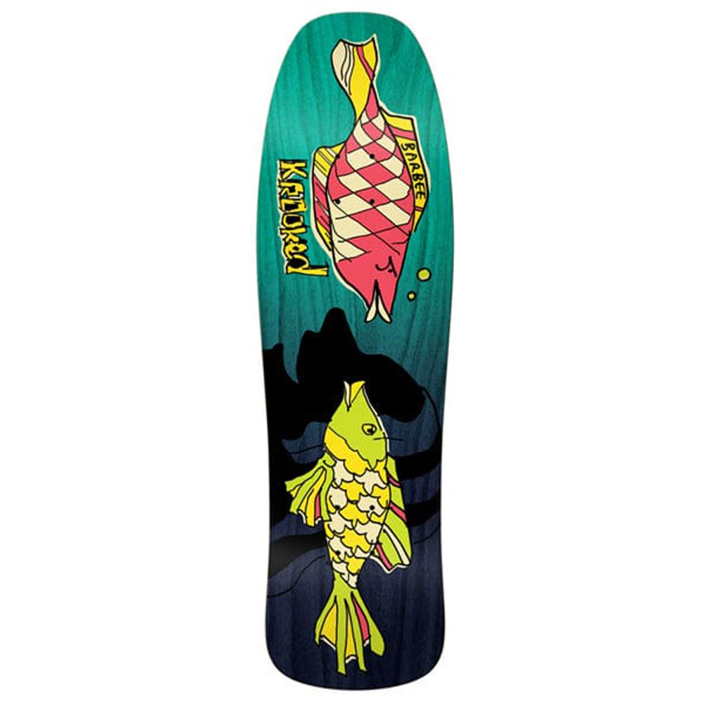 Tavola Da Skate Old School Krooked Deck Ray Barbee Friendes 9.5'' 1 Tavola Da Skate Old School Krooked Deck Ray Barbee Friendes 9.5''