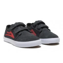 Scarpe Lakai Griffin Kids Charcoal Flame Suede -Negozio Di Pattini lakai griffin kids charcoal flame suede 2