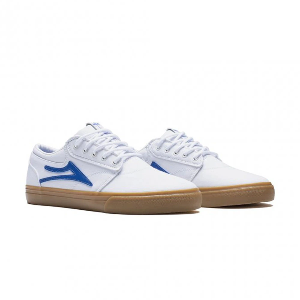 Scarpe Da Skate Lakai Griffin Shoes White Canvas 2 Scarpe Da Skate Lakai Griffin Shoes White Canvas - immagine 2