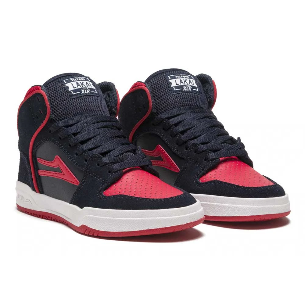 Scarpe Lakai Telford Kids Navy Red Suede 2 Scarpe Lakai Telford Kids Navy Red Suede - immagine 2