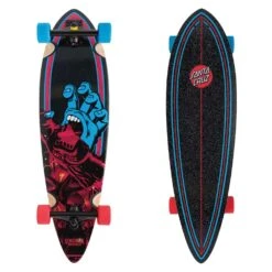 Longboard Santa Cruz Stranger Things Screaming Hand Pintail 33''