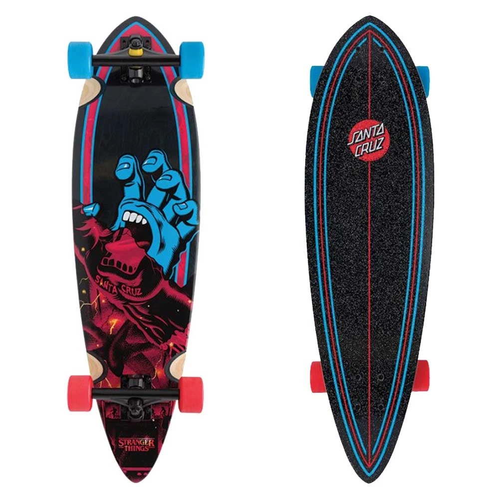 Longboard Santa Cruz Stranger Things Screaming Hand Pintail 33'' 1 Longboard Santa Cruz Stranger Things Screaming Hand Pintail 33''