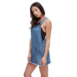 Vestito Jeans Obey Debs Overall Dress Indigo 7 Vestito Jeans Obey Debs Overall Dress Indigo -Negozio Di Pattini obey debs overall dress indigo 3