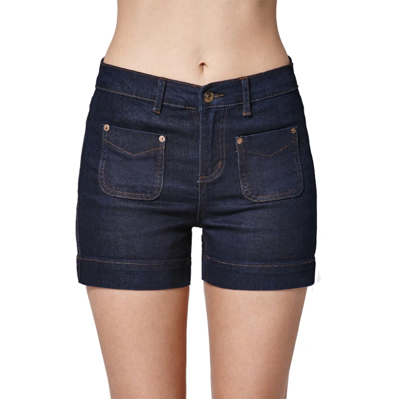 Pantaloncino Da Donna Obey Goldie Jean Short Wo's Indigo 2 Pantaloncino Da Donna Obey Goldie Jean Short Wo's Indigo - immagine 2