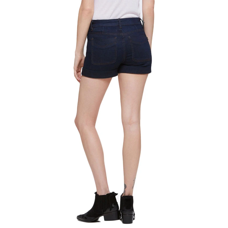 Pantaloncino Da Donna Obey Goldie Jean Short Wo's Indigo 6 Pantaloncino Da Donna Obey Goldie Jean Short Wo's Indigo - immagine 6
