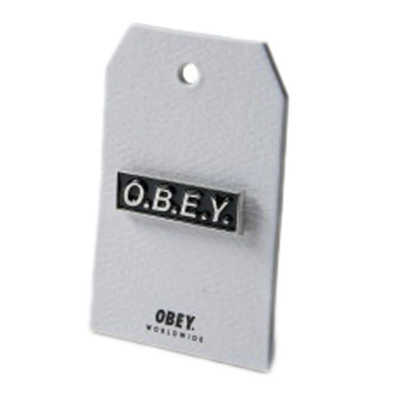 O.b.e.y. Pin Black - Spille E Accessori Streetwear Obey Clothing 3 O.b.e.y. Pin Black - Spille E Accessori Streetwear Obey Clothing - immagine 3