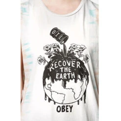 Canotta Obey Recover The Earth Moto Tank Wo's Grey Multi -Negozio Di Pattini obey recover the earth moto tank wo s grey multi 4