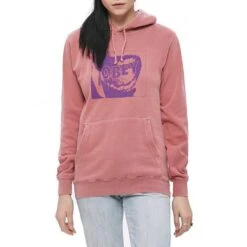 Felpa Obey Screamer Premium Pullover Hood Dusty Dark Rose