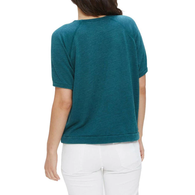 Maglia Obey Starlight Crew Specialty Heather Teal 2 Maglia Obey Starlight Crew Specialty Heather Teal - immagine 2