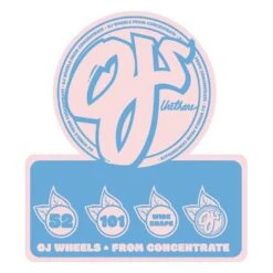 Ruote Da Skate OJ Wheels From Concentrate Hardline Pink 52MM -Negozio Di Pattini oj wheels from concentrate hardline pink 52mm 4