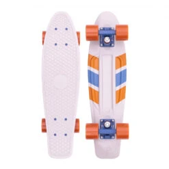 Penny Skateboard Cruiser Chevron Grey Orange 22''