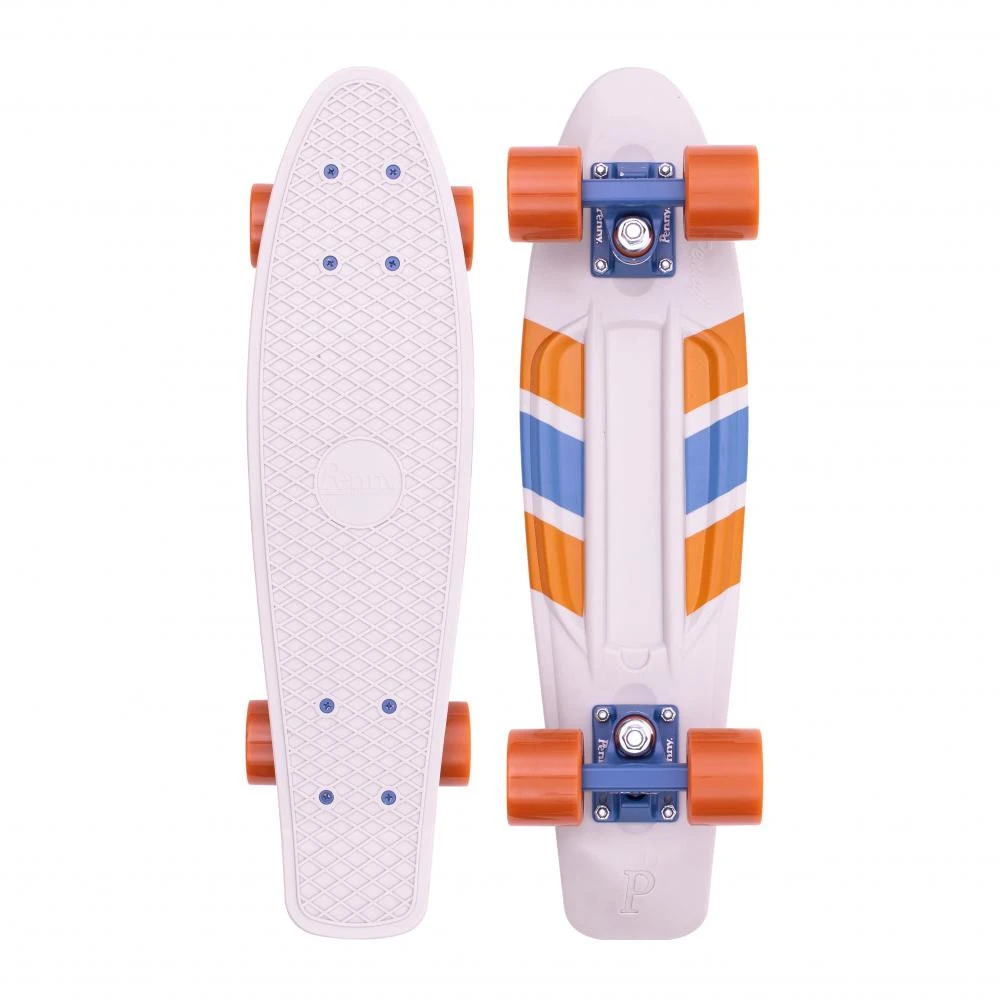 Penny Skateboard Cruiser Chevron Grey Orange 22'' 1 Penny Skateboard Cruiser Chevron Grey Orange 22''