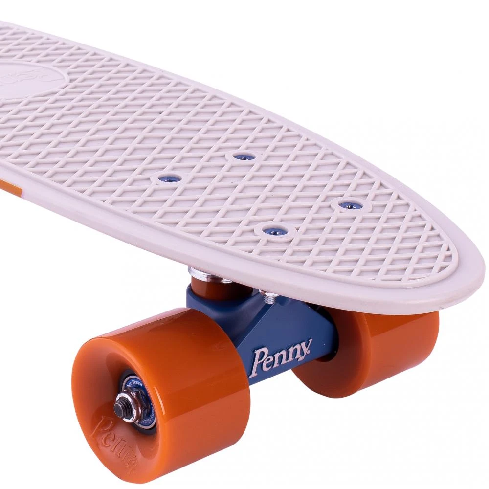 Penny Skateboard Cruiser Chevron Grey Orange 22'' 4 Penny Skateboard Cruiser Chevron Grey Orange 22'' - immagine 4