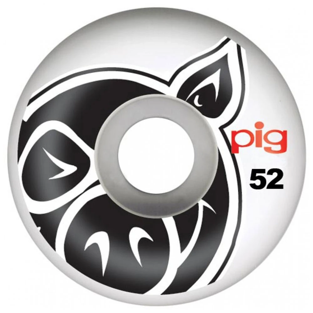 Ruote Da Skateboard Pig Wheels Team Natural 52MM 1 Ruote Da Skateboard Pig Wheels Team Natural 52MM
