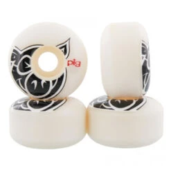 Ruote Da Skateboard Pig Wheels Team Natural 51mm -Negozio Di Pattini pig wheels team head natural 51mm 101a 3