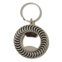 Portachiavi Spitfire Classic Swirl Polished Nickel Black