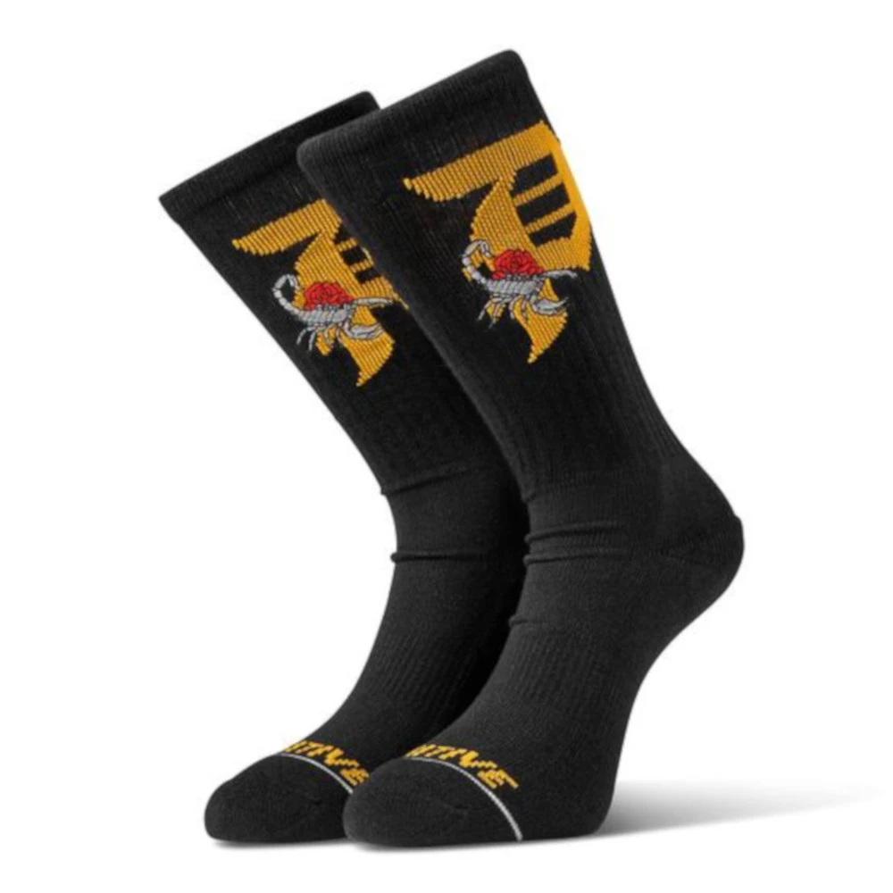 Calze Primitive Dirty P Scorpion Crew Sock Black - immagine 3