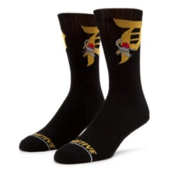 Calze Primitive Dirty P Scorpion Crew Sock Black