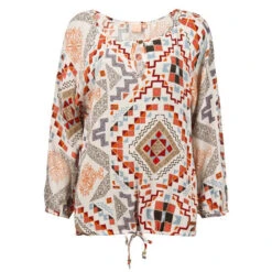 T-shirt A Maniche Lunghe Protest Jenna Tunic Seashell