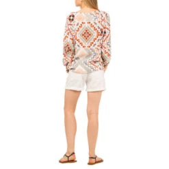 T-shirt A Maniche Lunghe Protest Jenna Tunic Seashell -Negozio Di Pattini protest jenna tunic seashell 4