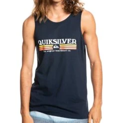Canotta Quiksilver Lined Up Tank Navy Blazer