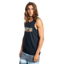 Canotta Quiksilver Lined Up Tank Navy Blazer -Negozio Di Pattini quiksilver lined up tank navy blazer 4