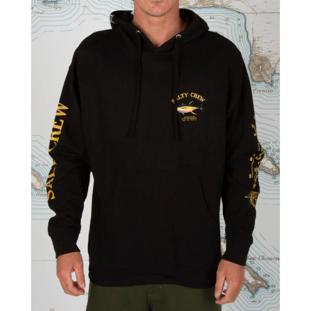 Felpa Salty Crew Ahi Mount Fleece Black 4 Felpa Salty Crew Ahi Mount Fleece Black - immagine 4