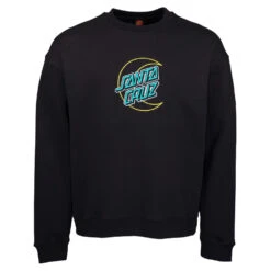Felpa Santa Cruz Empty Moon Dot Crew Black