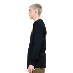 T-shirt Longsleeve Santa Cruz Flamed Not A Dot Black -Negozio Di Pattini santa cruz flamed not a dot ls t shirt black 6