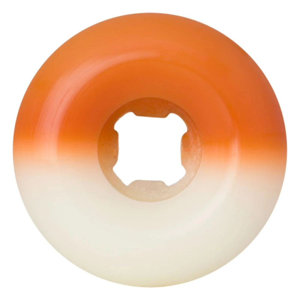 Ruote Santa Cruz Hairballs Wheels 50-50 White Orange 56MM 2 Ruote Santa Cruz Hairballs Wheels 50-50 White Orange 56MM - immagine 2