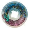 Ruote Santa Cruz Hairballs Wheels 50-50 White Teal 54MM