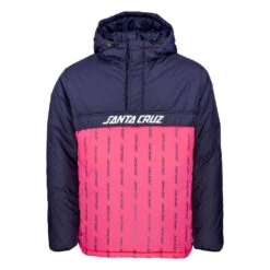 Santa Cruz Jacket Strom Dark Navy Orchid Pink