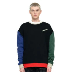 Felpa Santa Cruz Shadowless Dot Crew Black Multi -Negozio Di Pattini santa cruz shadowless dot crew black multi 2