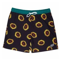 Costume Santa Cruz Shorts Sunflowers Swimshort Black