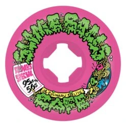 Santa Cruz Slime Balls Double Take Cafe Vomit Mini Pink Black 56MM